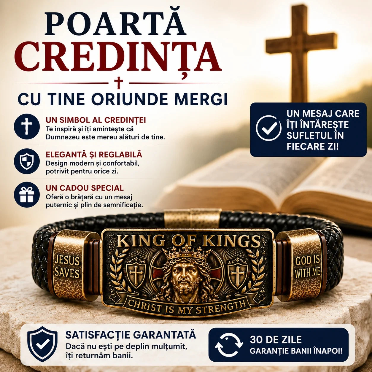 Brățara Credinței King of Kings™